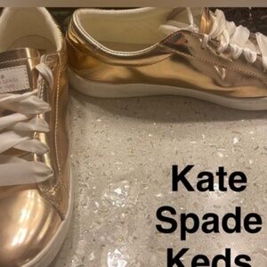 Gold Kate Spade Keds